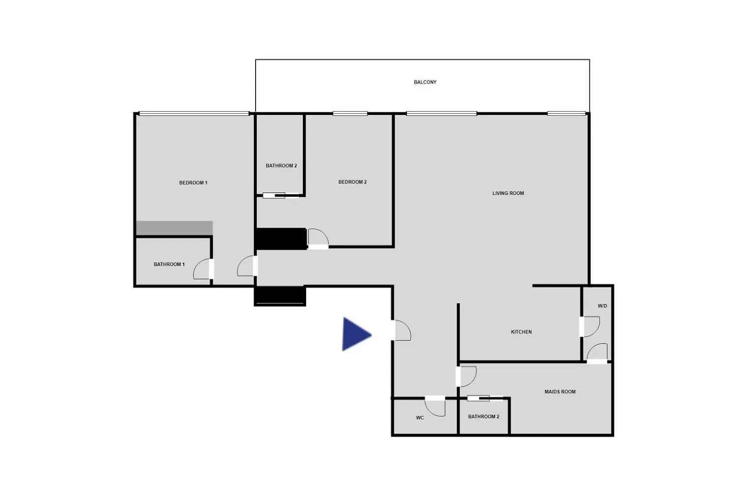 Apartment Blueground Building 24 Pool Gym City View Dxb-1385 Dubai